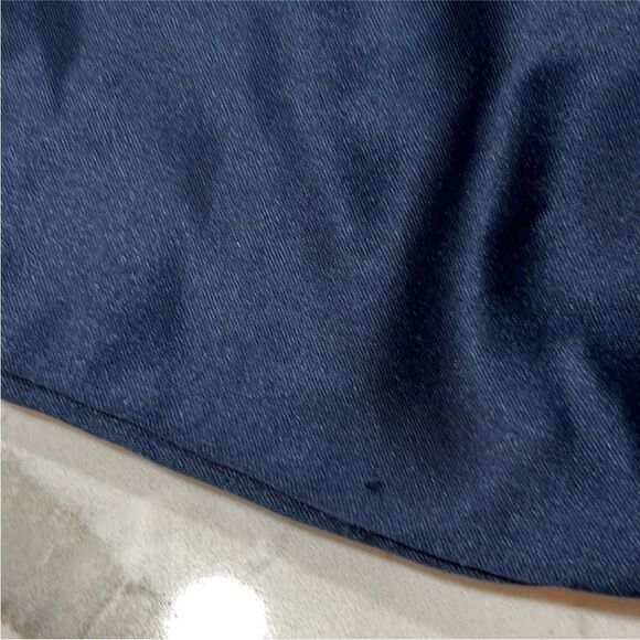 Colorful Planet | Navy Blue Girls Satin Butterfly Reversible Lined Bomber 6/6X - Picture 11 of 15